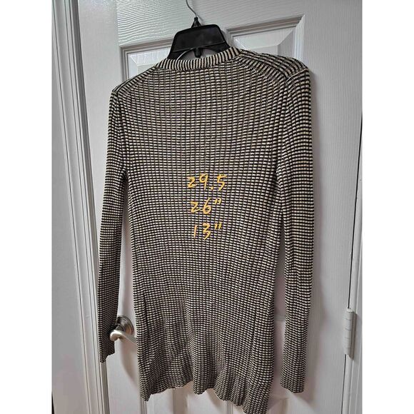 Theory Stripes Long Cardigan S - Picture 4 of 8